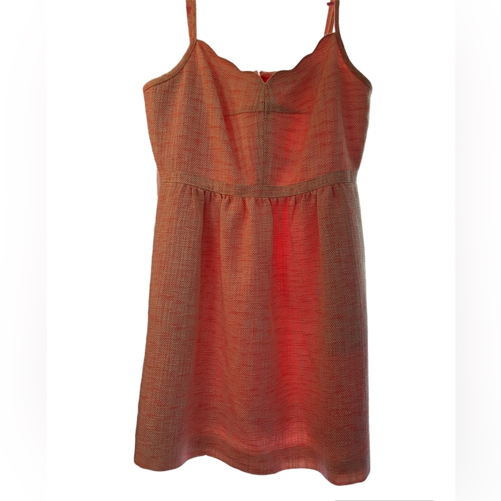 J. Crew dress. Size 10.  Orange.  Only worn once.